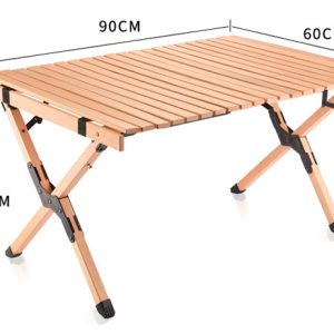 Alternative view of Bàn camping Khe Sanh – Bàn gỗ CAMPING xếp gọn 90x60cm